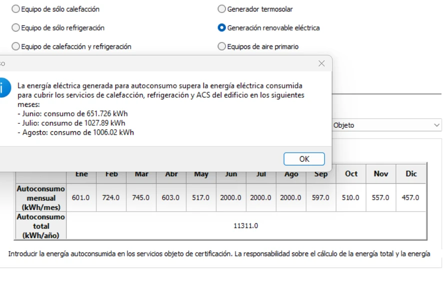 Aviso de CE3X al superar en junio, julio y agosto los límites mensuales de consumo eléctrico
